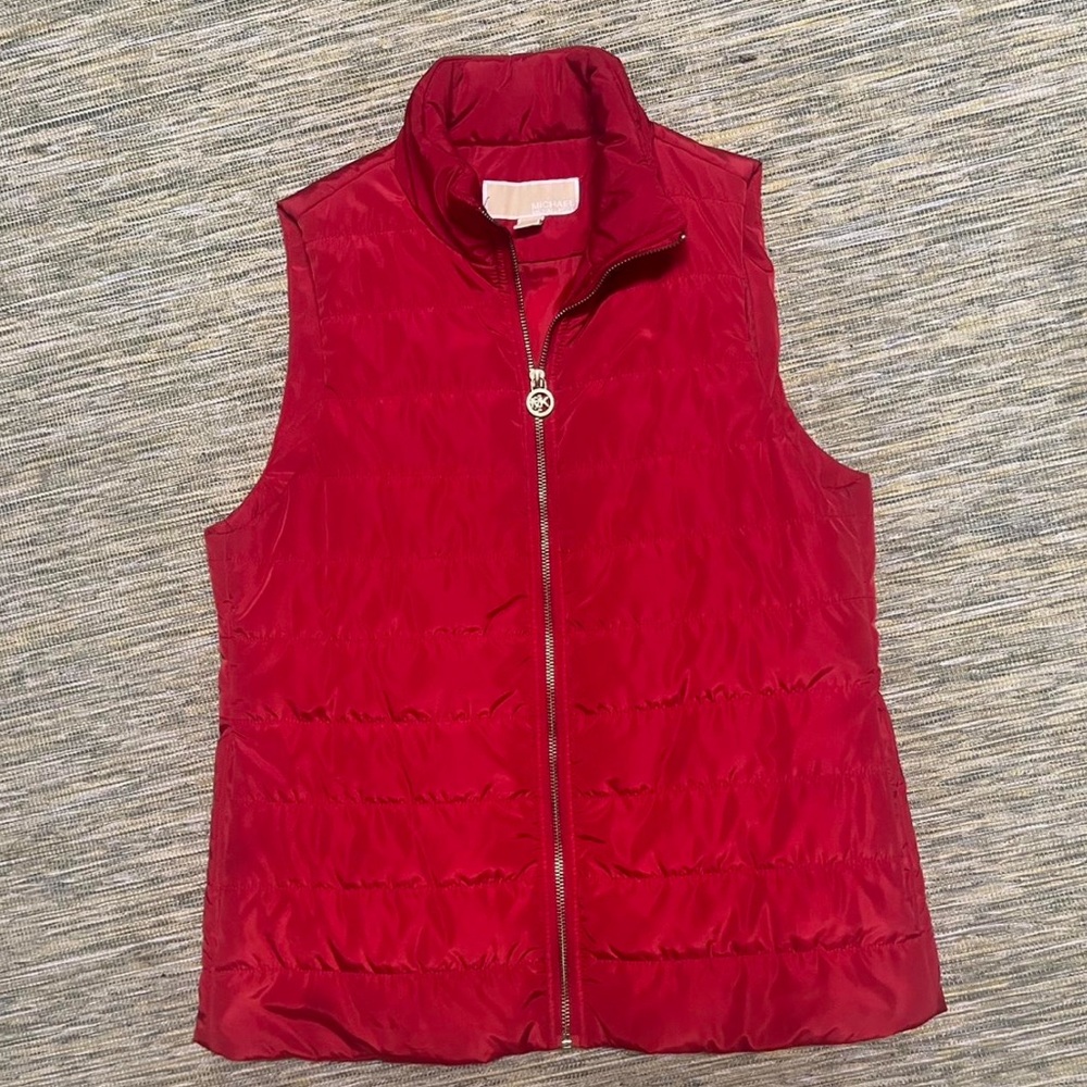Kids - Michael Kors Red Puffer Vest
